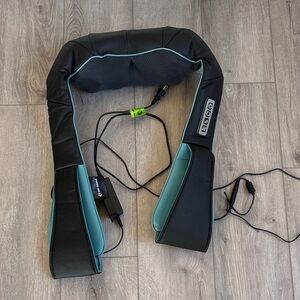 Black and Teal Neck Massager
